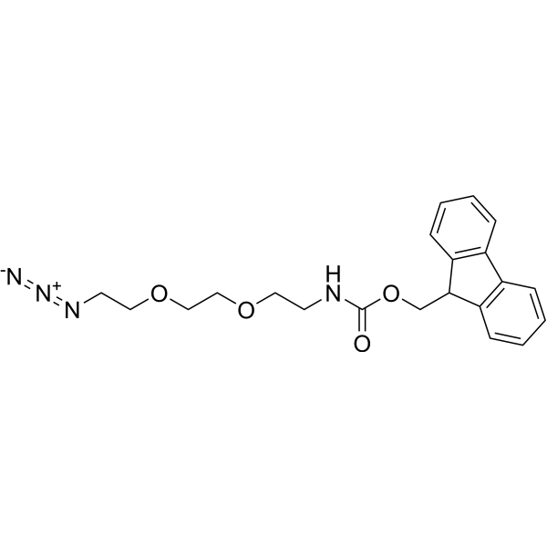 Fmoc-N-amido-PEG2-azide Chemical Structure