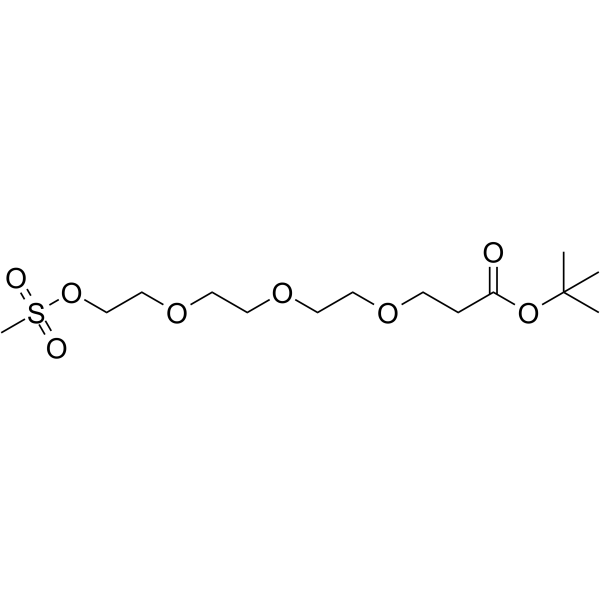 <em>MS</em>-PEG4-t-butyl ester
