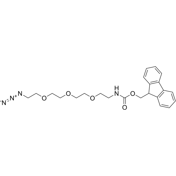 Fmoc-N-amido-PEG3-azide Chemical Structure