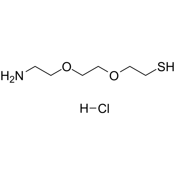 Amino-PEG2-CH2CH2-SH hydrochloride Chemical Structure