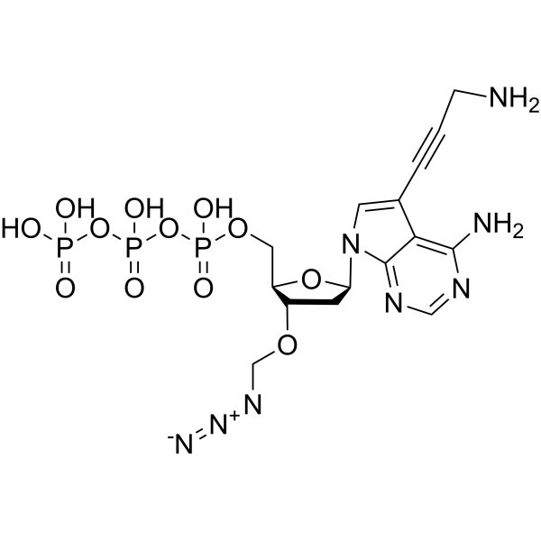 7-Deaza-7-propargylamino-3'-azidomethyl-dATP