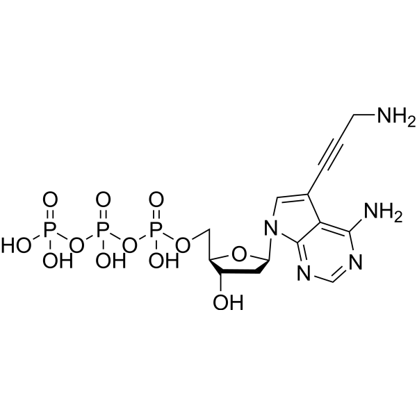 7-Deaza-7-propargylamino-dATP Chemical Structure