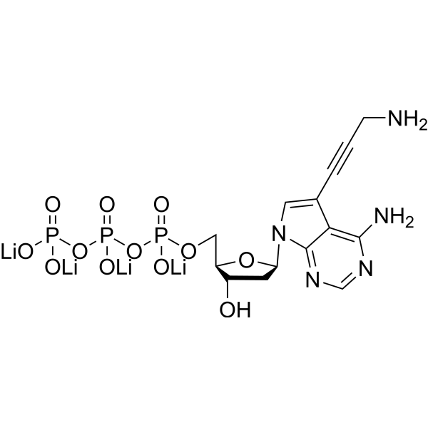 7-Deaza-7-propargylamino-dATP tetralithium Chemical Structure