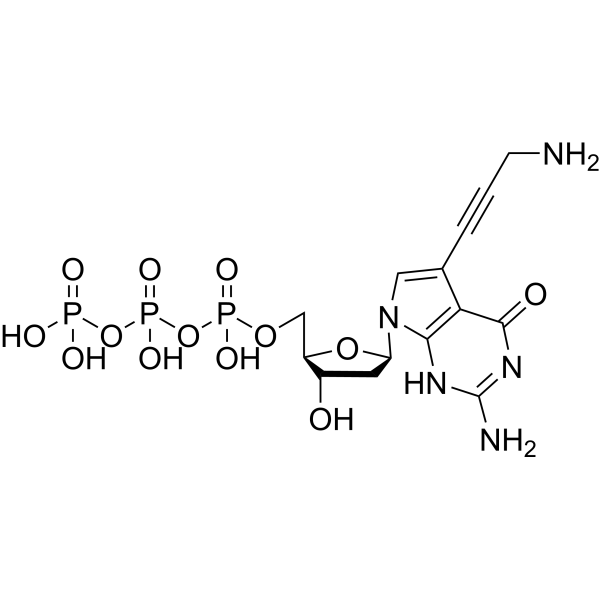 7-Deaza-7-propargylamino-dGTP Chemical Structure