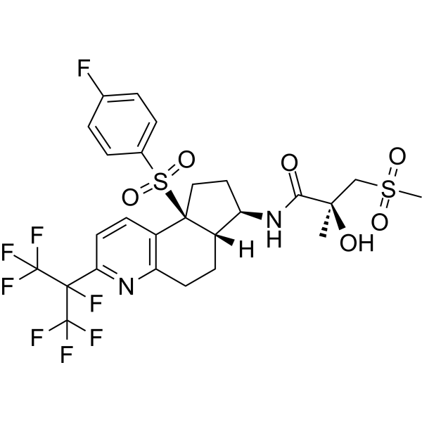 RORγt inverse agonist 14 Chemical Structure