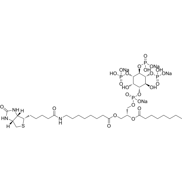 PtdIns-(3,4,5)-P3-biotin sodium Chemical Structure
