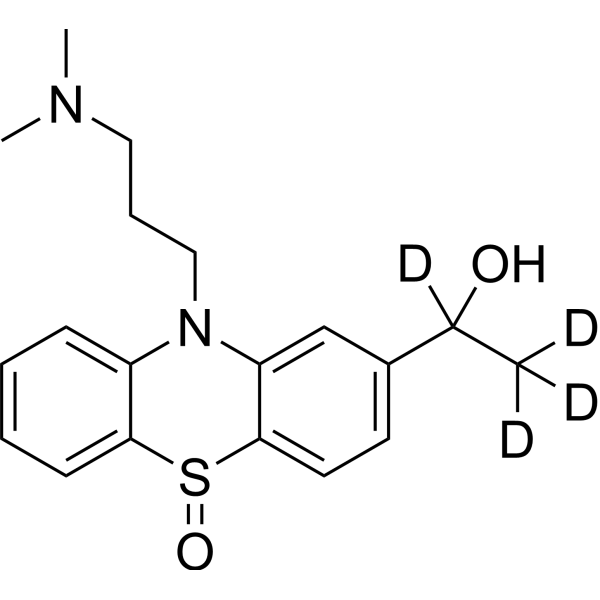 2-(1-Hydroxyethyl) promazine-d4 Sulfoxide