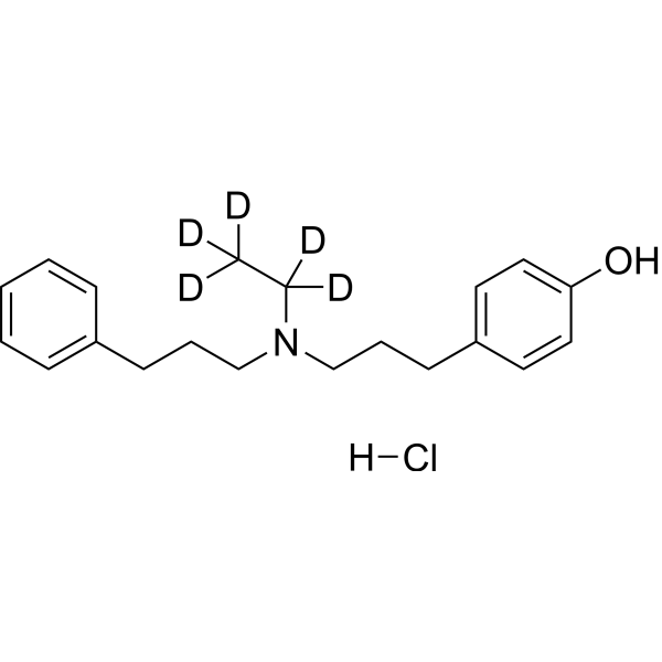 4-<em>Hydroxy</em> alverine-d<em>5</em> hydrochloride