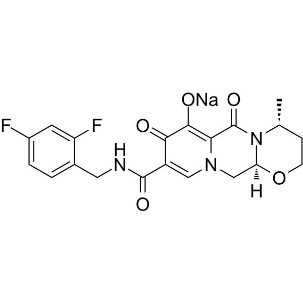 Dolutegravir sodium 構造式