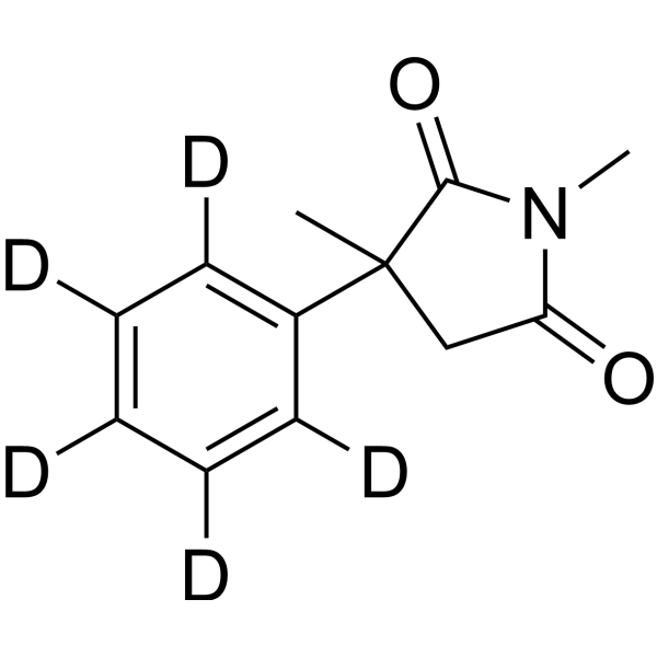 Methsuximide-d<sub>5</sub> Chemical Structure