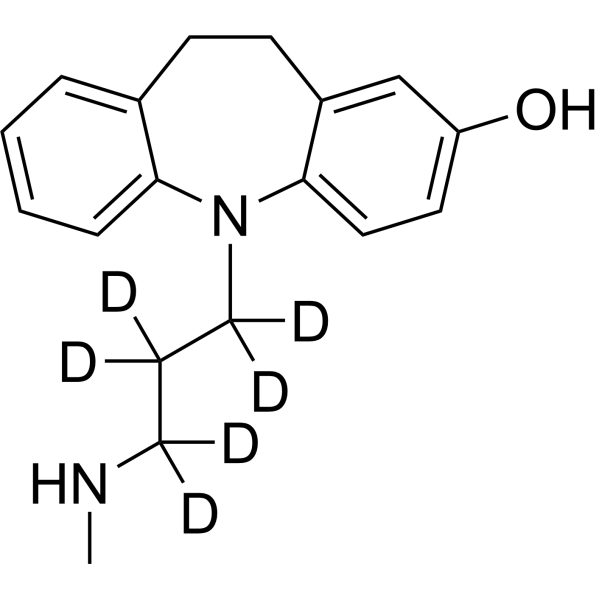 2-Hydroxy Desipramine-d<sub>6</sub> Chemical Structure