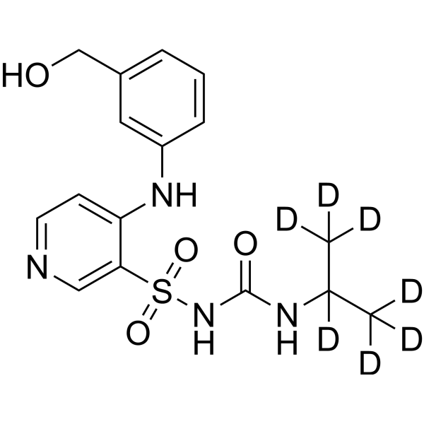 Hydroxy Torsemide-d<sub>7</sub> Chemical Structure