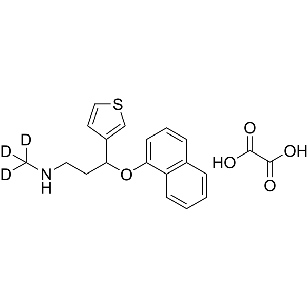 rac-Duloxetine-<em>d</em><em>3</em> oxalate