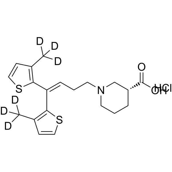 <em>Tiagabine</em>-methyl-d6 hydrochloride