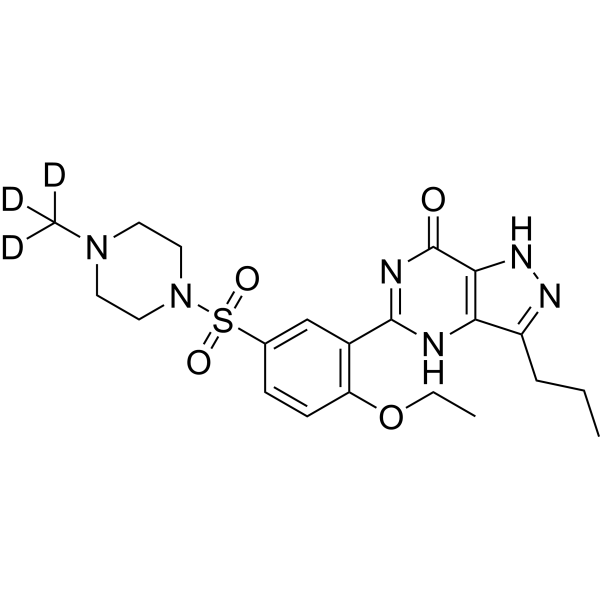 Pyrazole N-Demethyl <em>Sildenafil</em>-d3