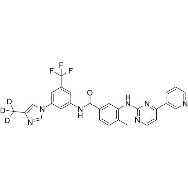 Nilotinib-d<sub>3</sub> Chemical Structure