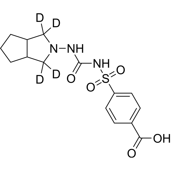 Carboxy Gliclazide-d<sub>4</sub> Chemical Structure