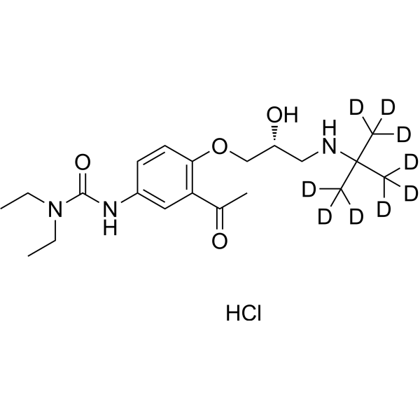 (<em>R</em>)-(+)-Celiprolol-<em>d</em>9 hydrochloride