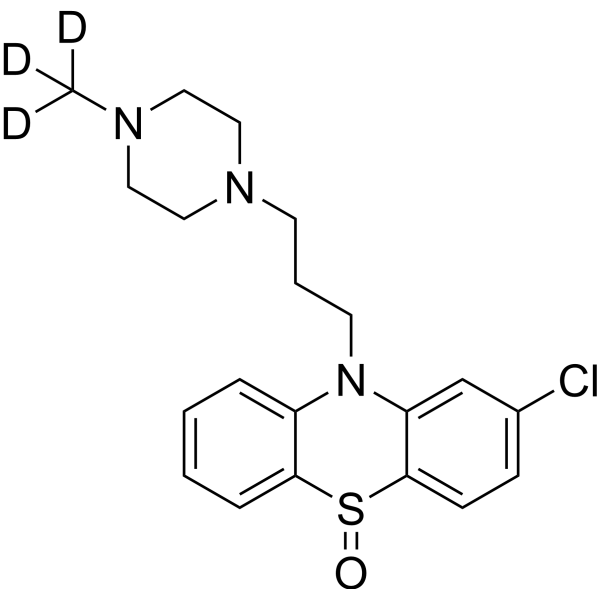 Prochlorperazine Sulfoxide-d<sub>3</sub> Chemical Structure