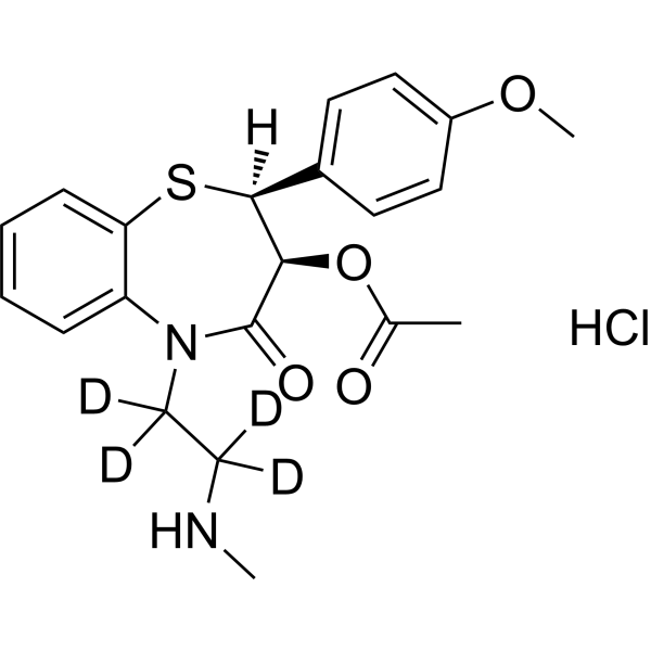 N-Desmethyl-diltiazem-<em>d4</em> hydrochloride