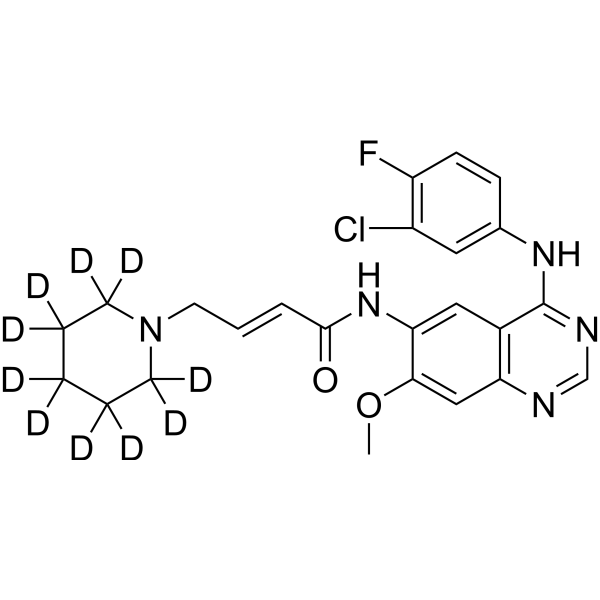 Dacomitinib-d<sub>10</sub> Chemical Structure