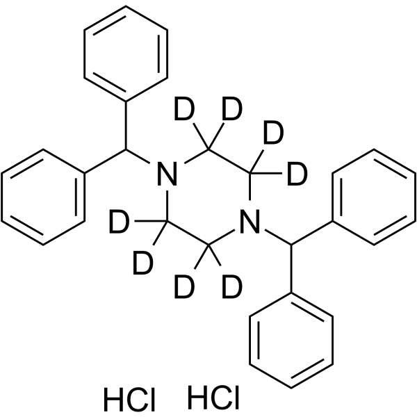 1,4-Bis(benzhydryl)piperazine-d8 dihydrochloride