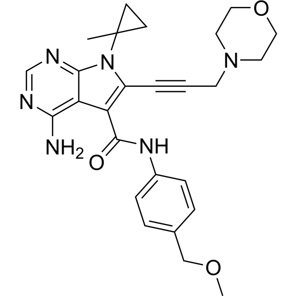 Vepafestinib Chemical Structure