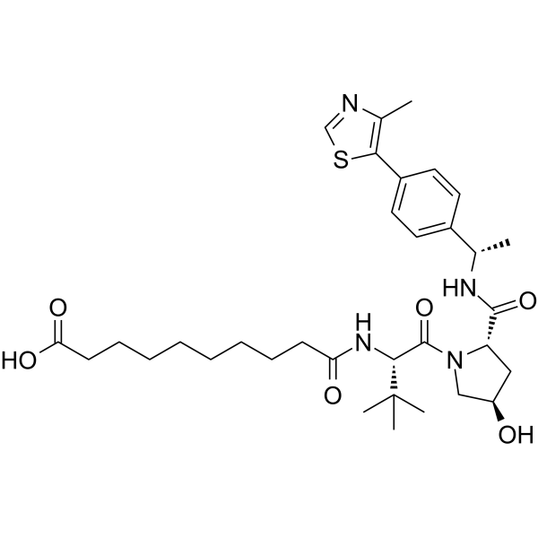 (S,R,S)-AHPC-Me-decanedioic acid Chemical Structure