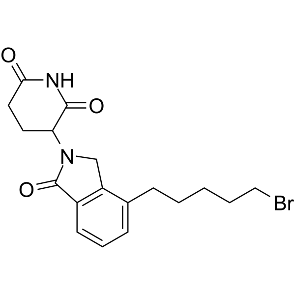 2-(2,6-Dioxopiperidin-3-yl)phthalimidine-C5-Br Chemical Structure
