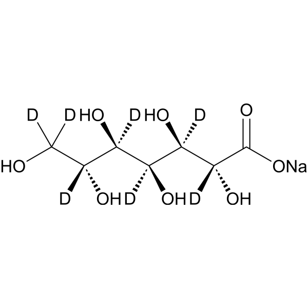 D-Glycero-D-guloheptonate-d<sub>7</sub> Chemical Structure
