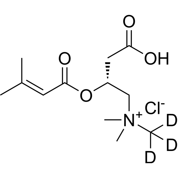 3-Methylcrotonyl-L-carnitine-d3 chloride