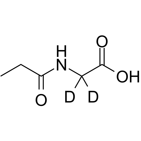 <em>N</em>-Propionylglycine-2,2-d2