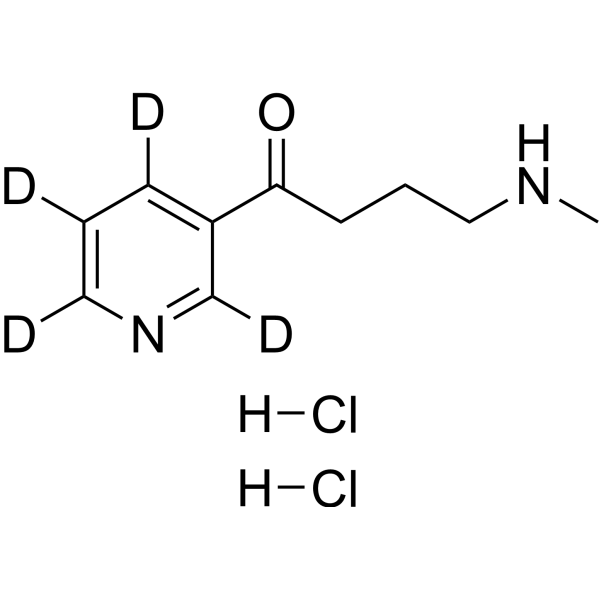 Pseudooxynicotine-d<sub>4</sub> hydrochloride Chemical Structure