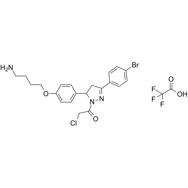EN219-O-C4-NH2 TFA Chemical Structure