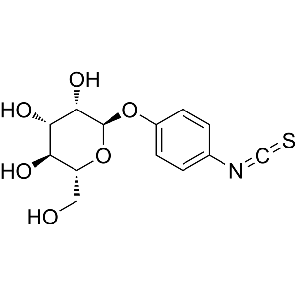 4-Isothiocyanatophenyl α-D-Mannopyranoside Chemical Structure