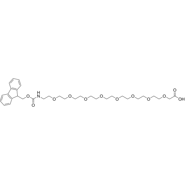 Fmoc-NH-PEG8-CH2COOH Chemical Structure