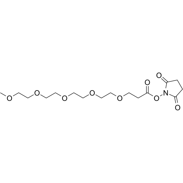 m-PEG5-NHS ester Chemical Structure