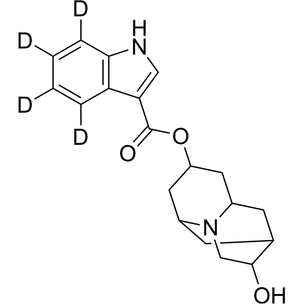 Hydrodolasetron-d<sub>4</sub> Chemical Structure