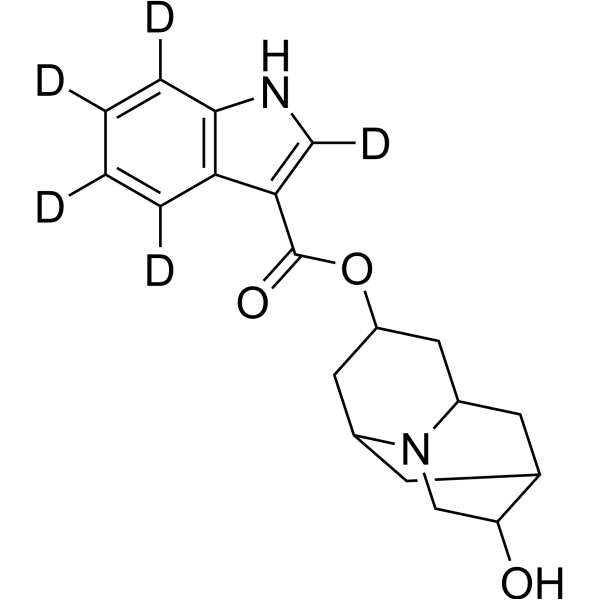 Hydrodolasetron-d<sub>5</sub> Chemical Structure