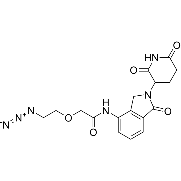Lenalidomide-PEG1-azide Chemical Structure