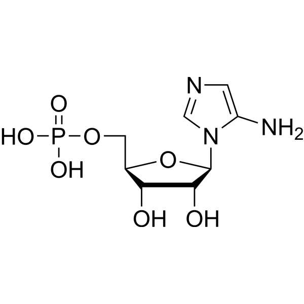 5-Aminoimidazole ribonucleotide Chemical Structure