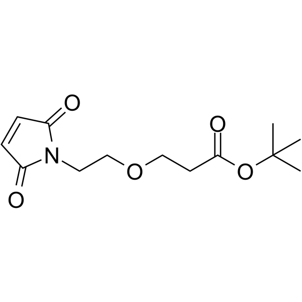 Mal-PEG1-Boc Chemical Structure