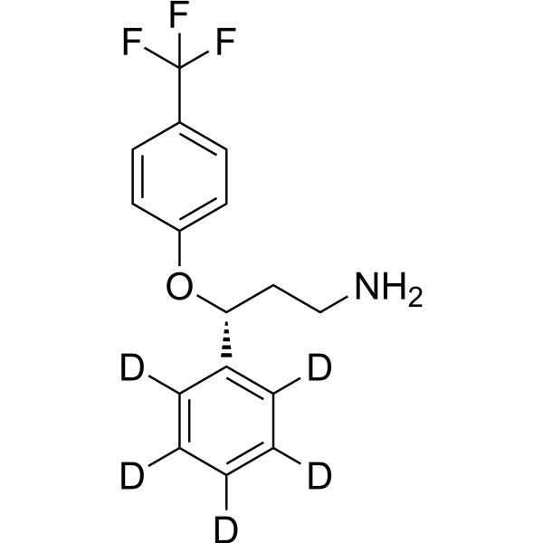 (R)-Norfluoxetine-d<sub>5</sub> Chemical Structure
