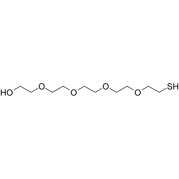 Thiol-PEG5-alcohol Chemical Structure