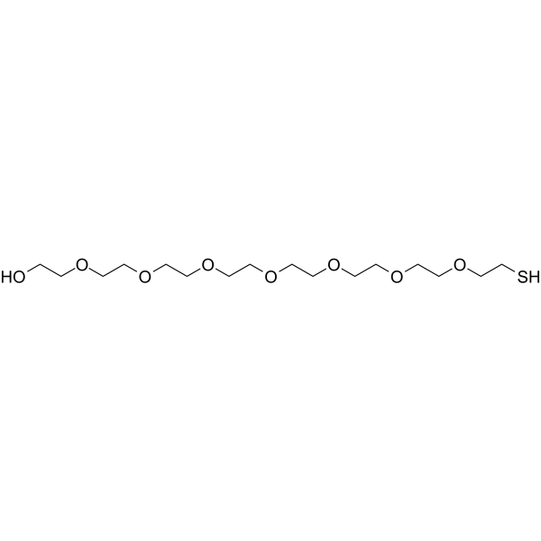 Thiol-PEG8-alcohol Chemical Structure