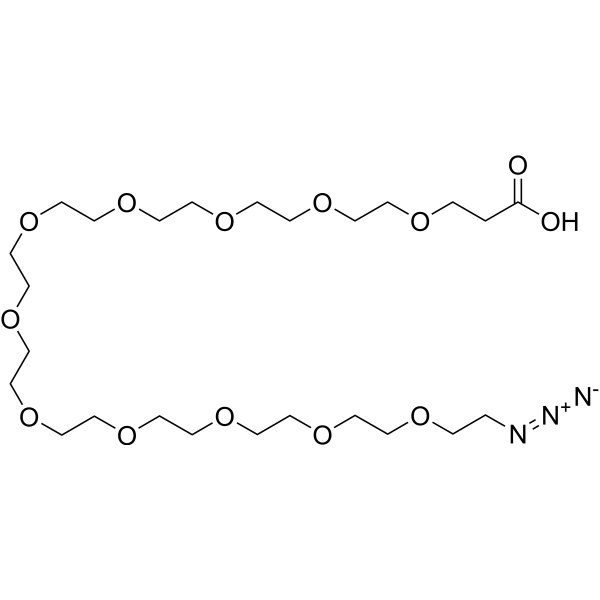 Azido-PEG11-acid Chemical Structure