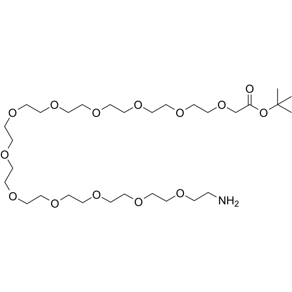Amino-PEG12-CH2-Boc Chemical Structure