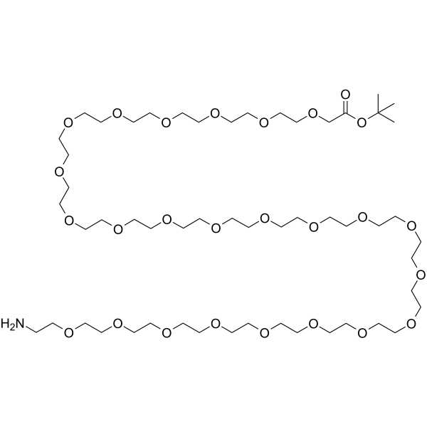 Amino-PEG24-CH2-Boc Chemical Structure