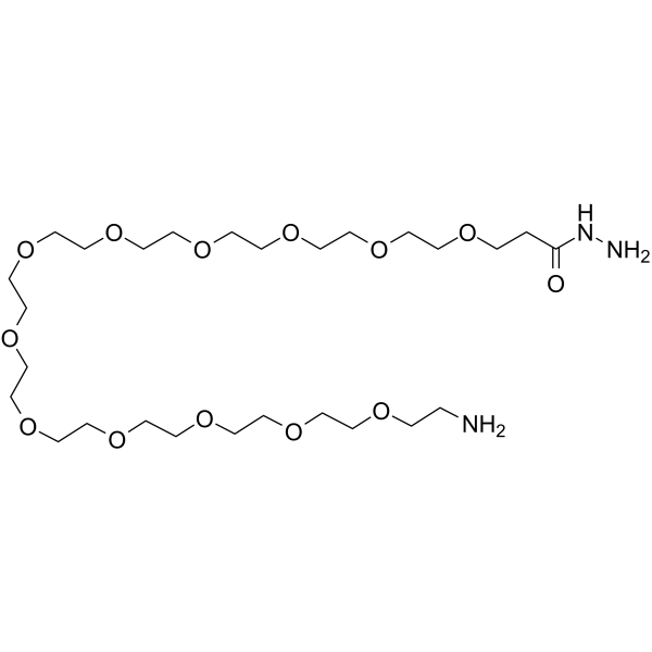 H2N-PEG12-Hydrazide Chemical Structure