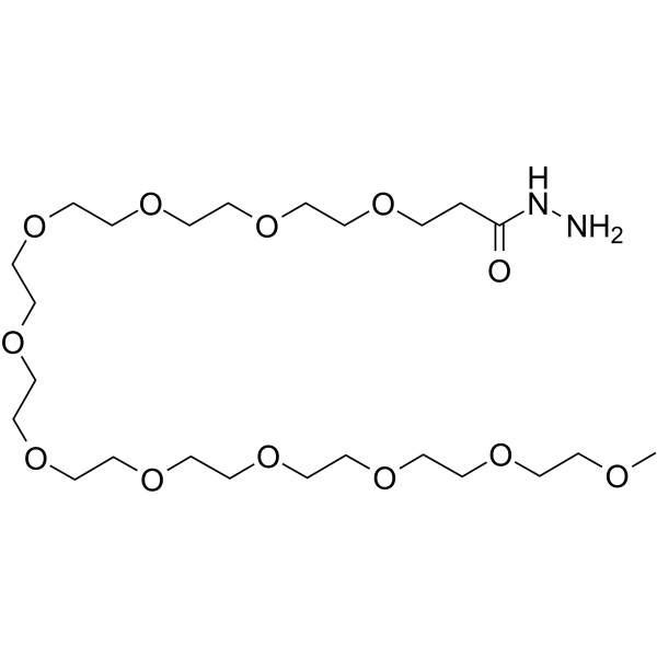 m-PEG11-Hydrazide Chemical Structure